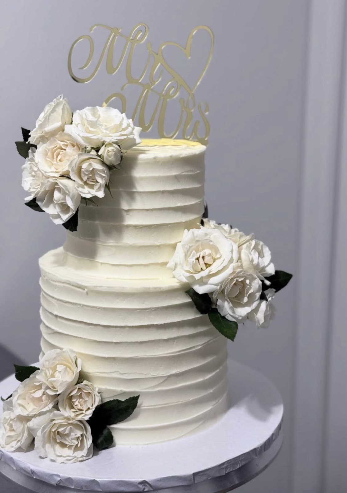 Pastel de boda Mr & Mrs — Art&Cake Toronto