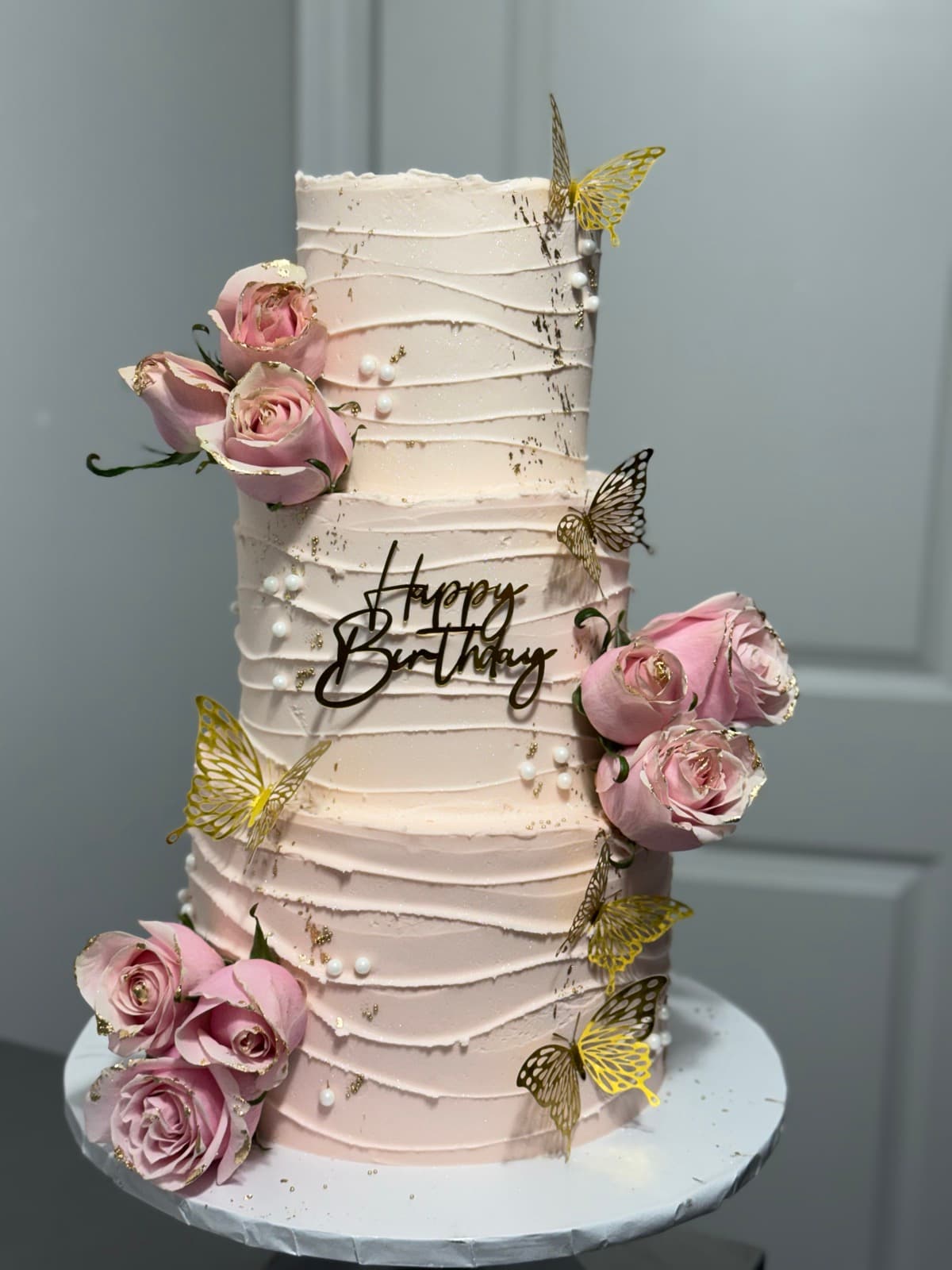 Rosas & Mariposas · Art&Cake by Wendy H