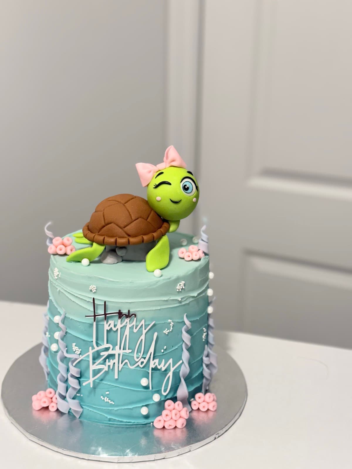 Pastel infantil Tortuga Marina — Art&Cake Toronto